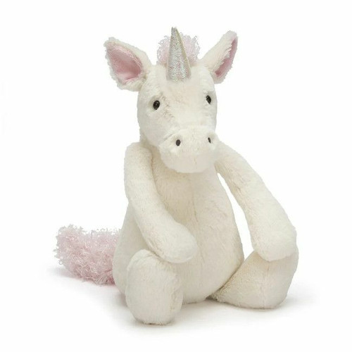 Jellycat Bashful Unicorn Soft Toy 31cm +12M BAS3UUS
