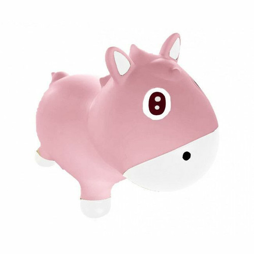 Kidzzfarm Pastel Pink Bouncy Horse +12M KF-HR-003