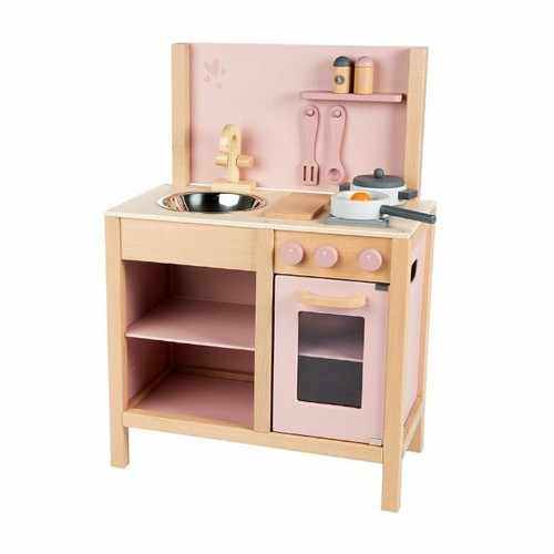 Label Label Cozinha em Madeira Pink +3 Anos LLWT-25385 Label Label Wooden Kitchen Pink +3 Years LLWT-25385
