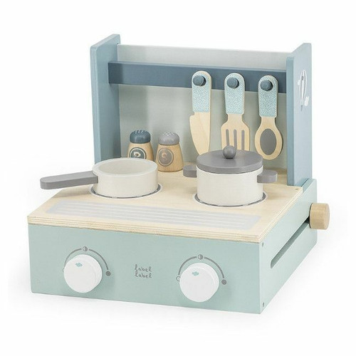 Label Label Wooden Foldable Stove Green +3 Years LLWT-24760