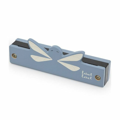 Label Label Harmónica em Madeira Blue +3 Anos LLWT-04441 Label Label Wooden Harmonica Blue +3 Years LLWT-04441
