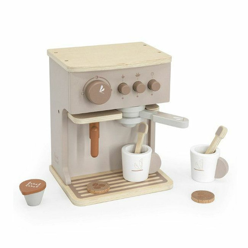 Label Label Máquina de Café em Madeira Nougat +3 Anos LLWT-37070 Label Label Wooden Coffee Machine Nougat +3 Years LLWT-37070