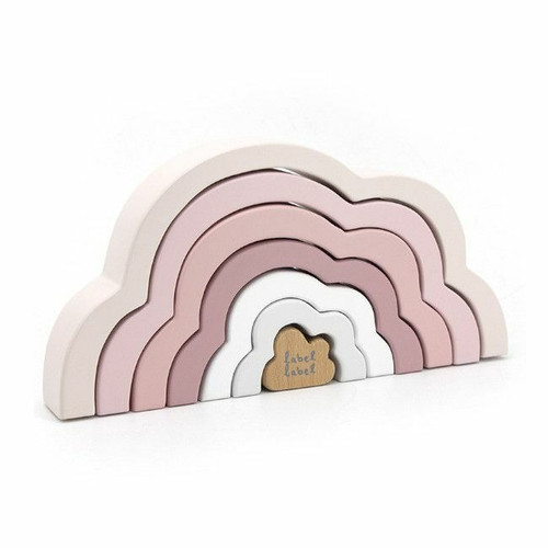 Label Label Wooden Cloud Puzzle Pink +12M LLWT-25286