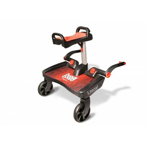 Lascal Patim Buggy Board Maxi Vermelho + Assento Vermelho 11031 Lascal BuggyBoard Maxi + Saddle Seat Red/Red 11031