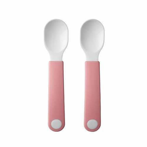 Little Dutch 2 Mio Training Spoons Deep Pink 108031078400