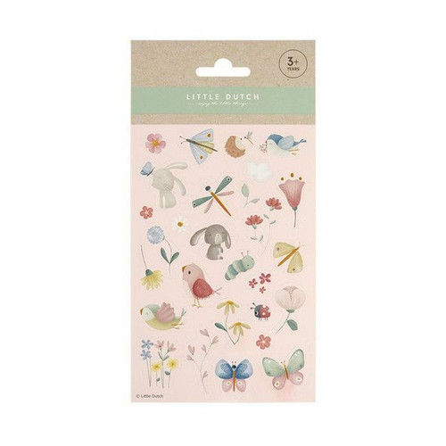 Little Dutch 27 Autocolantes Flowers & Butterflies +3 Anos 100728010 Little Dutch 27 Stickers Flowers & Butterflies +3 Years 100728010