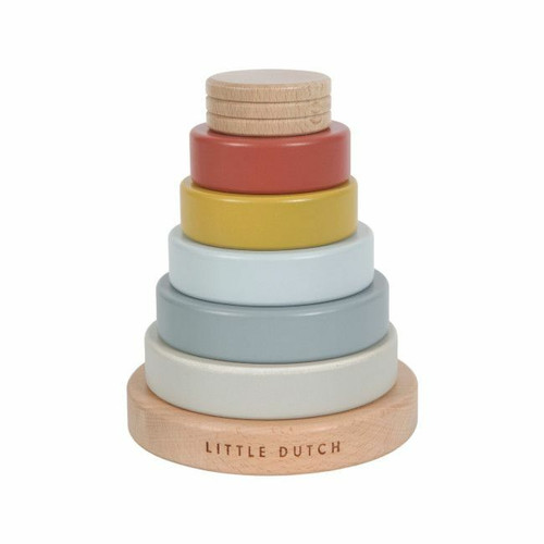Little Dutch Argolas de Empilhar Pure & Nature +12M LD4703 Little Dutch Stacking Rings Pure & Nature +12M LD4703
