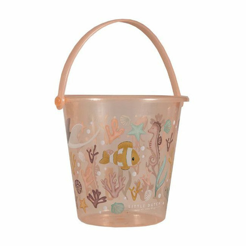 Little Dutch Balde de Praia Ocean Dreams Pink +18M 2012400 Little Dutch Beach Bucket Ocean Dreams Pink +18M 2012400