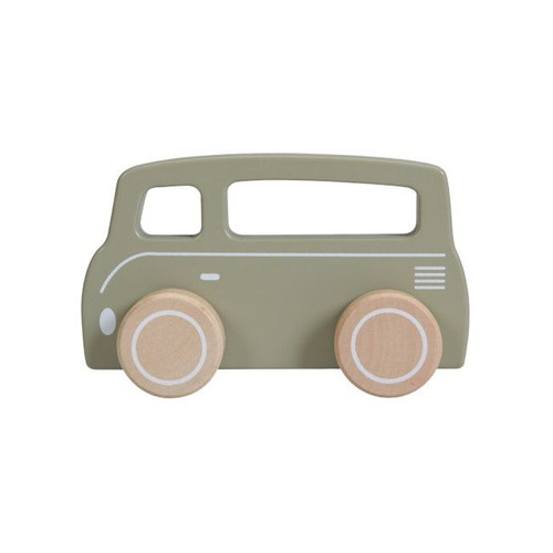 Little Dutch Carrinha de Madeira Verde Oliva +12M LD7127 Little Dutch Wooden Van Olive Green +12M LD7127