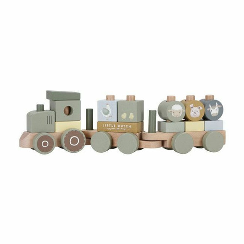 Little Dutch Stacking Train Little Farm +12M LD7154