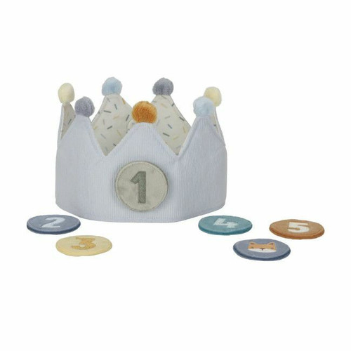 Little Dutch Birthday Crown Blue +12M LD4516