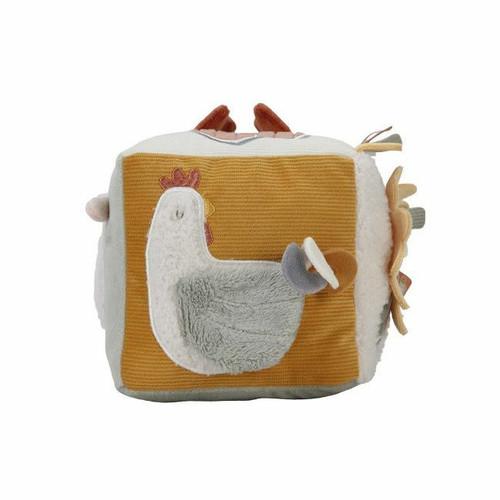 Little Dutch Cubo de Atividades Macio Little Farm +0M LD8809 Little Dutch Soft Activity Cube Little Farm +0M LD8809