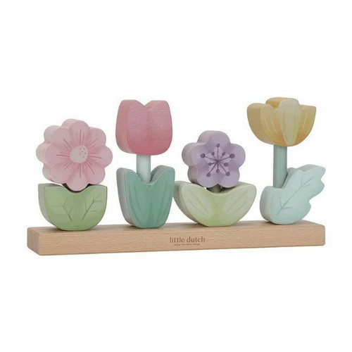 Little Dutch Wooden Stacking Flowers Fairy Garden +12M LD7330