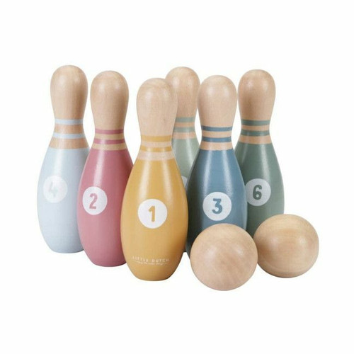 Little Dutch Jogo de Bowling em Madeira +3 Anos LD7110 Little Dutch Wooden Bowling Game +3 Years LD7110
