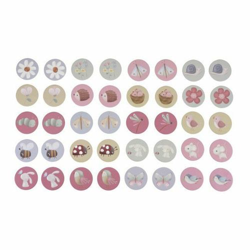 Little Dutch Jogo de Memória Flowers & Butterflies +3 Anos LD4758 Little Dutch Memory Game Flowers & Butterflies +3 Years LD4758