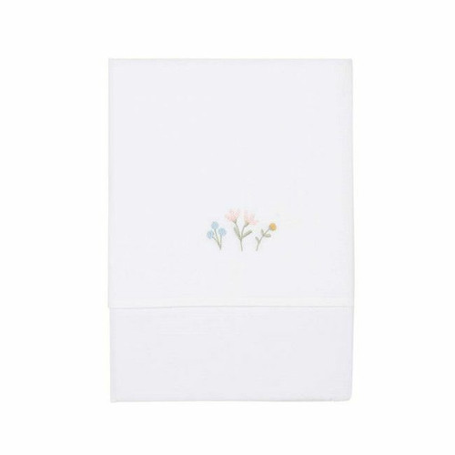Little Dutch Embroidered Sheet 110x140 Flowers & Butterflies TE10141450