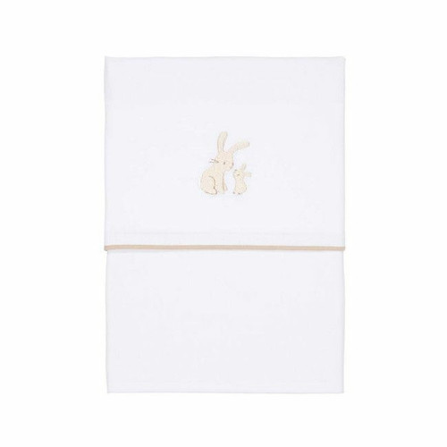 Little Dutch Lençol Bordado 70x100 Baby Bunny TE10293023 Little Dutch Embroidered Sheet 70x100 Baby Bunny TE10293023