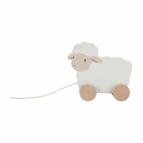 Little Dutch Ovelha de Cordel Little Farm +18M LD7161 Little Dutch Pull-Along Sheep Little Farm +18M LD7161