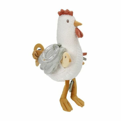 Little Dutch Peluche de Atividades Galinha Little Farm 25cm +0M LD8804 Little Dutch Activity Soft Toy Hen Little Farm 25cm +0M LD8804