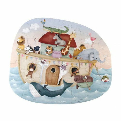 Little Dutch Puzzle XL Arca de Noé +4 Anos LD7057 Little Dutch Noah’s Ark XL Puzzle +4 Years LD7057