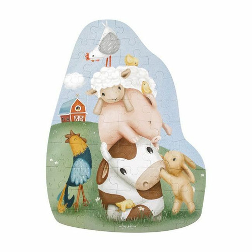 Little Dutch Puzzle XL Little Farm +4 Anos LD7150 Little Dutch Little Farm XL Puzzle +4 Years LD7150
