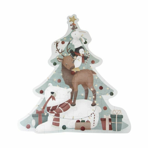 Little Dutch Puzzle de Natal XL +4 Anos LD4860 Little Dutch Christmas XL Puzzle +4 Years LD4860