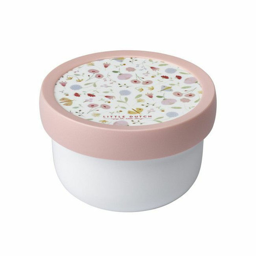 Little Dutch Food Container with Fork Flowers & Butterflies 107430065243