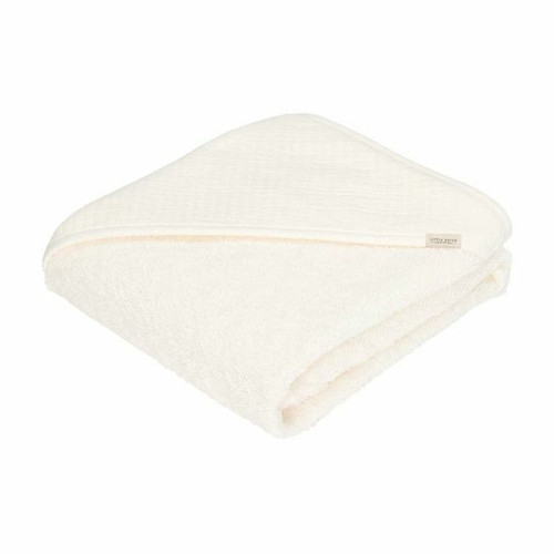 Little Dutch Hooded Towel 75x75 Pure Soft White