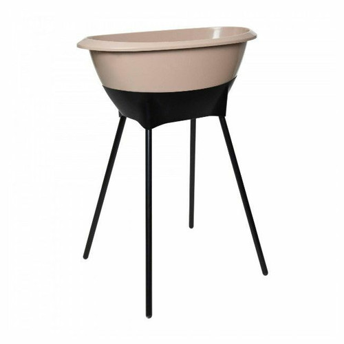 Luma Baby Bath + Stand + Recliner + Bath Accessories Dessert Taupe LU10345