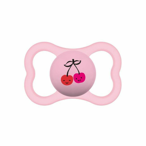 MAM Supreme Silicone Soother Cherries Pink +6M S254