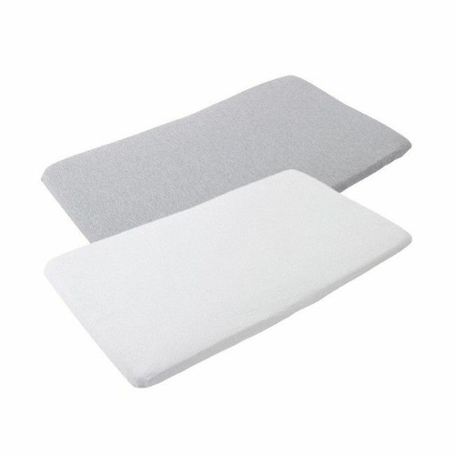 Maxi-Cosi Set of 2 Sheets for IRIS Crib White/Grey