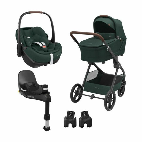 Maxi-Cosi Trio Oxford+ Twillic Green + Pebble 360 Pro2 + FamilyFix 360 Pro