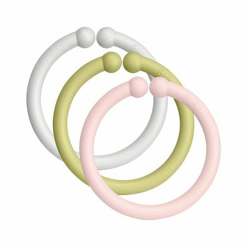 BIBS 12 Play Rings Haze/Meadow/Blossom +0M