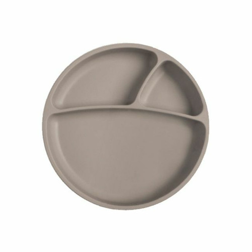MinikOiOi Prato com Divisórias Powder Grey 261101050005 MinikOiOi Divided Plate Powder Grey 261101050005