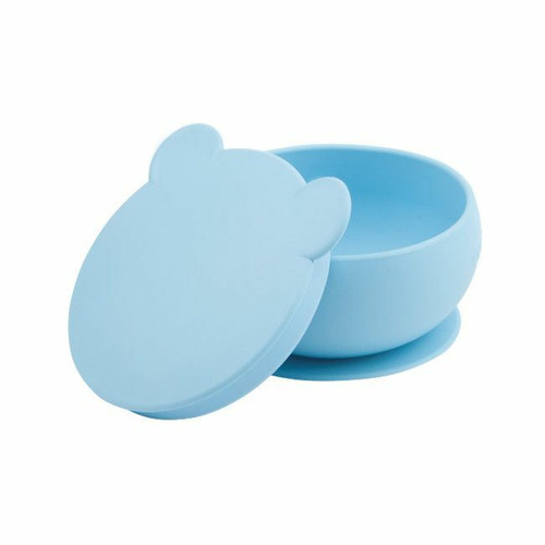 MinikOiOi Bowl with Lid Mineral Blue 261101080003