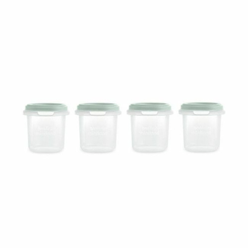 Miniland 4 Hermetic Containers 200ml Mint 89520