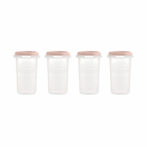 Miniland 4 Recipientes Herméticos 330ml Blush 89539 Miniland 4 Hermetic Containers 330ml Blush 89539