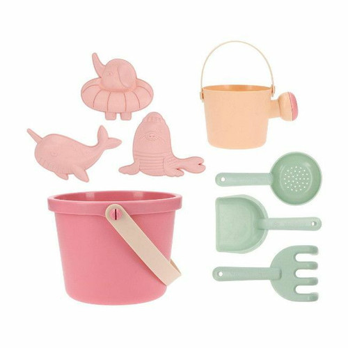 Monneka Beach Toy Set Cube Pink +6M