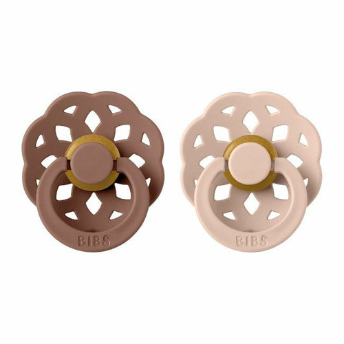 BIBS 2 Boheme Round Latex Dummies Woodchuck/Blush 6-18M