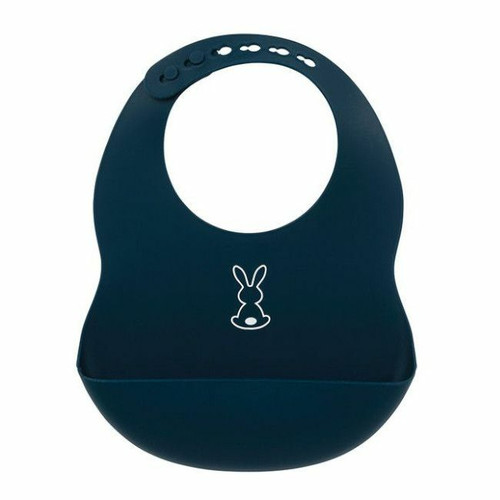 Nattou Silicone Bib Dark Blue 11877022