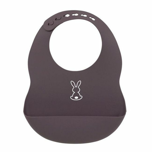 Nattou Silicone Bib Aubergine 11877053