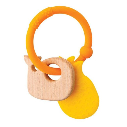 Nattou Rattle Teether Silicone Pineapple 11879620