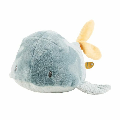 Nattou Peluche Baleia Sally Marble Green 25cm +0M 11950022 Nattou Whale Soft Toy Sally Marble Green 25cm +0M 11950022
