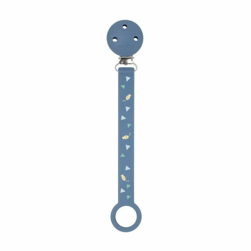 Nattou Silicone Pacifier Clip Dark Blue 11875547