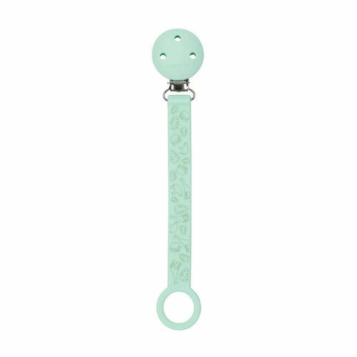 Nattou Silicone Pacifier Clip Mint Green Pattern 11875561