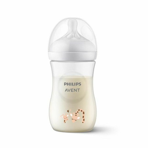 Philips AVENT Biberão Natural Response 260ml Girafa SCY903/66 Philips AVENT Natural Response Bottle Giraffe 260ml SCY903/66