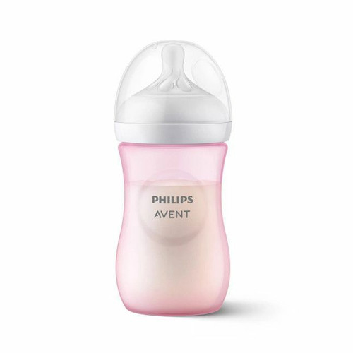 Philips AVENT Biberão Natural Response 260ml Rosa SCY903/11 Philips AVENT Natural Response Bottle Pink 260ml SCY903/11