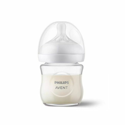 Philips AVENT Biberão Natural Response Vidro 120ml SCY930/01 Philips AVENT Natural Response Glass Bottle 120ml SCY930/01