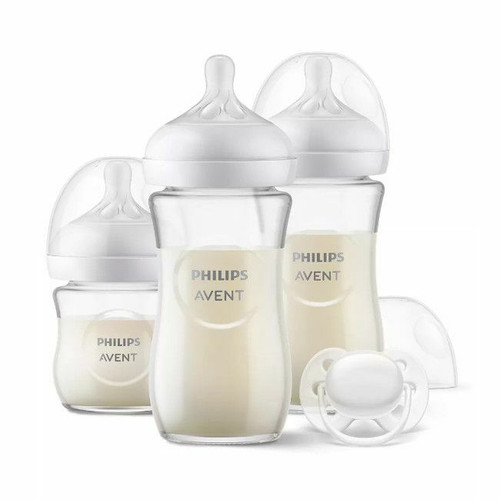 Philips AVENT Conjunto de Nascimento Natural Response Vidro SCD878/11 Philips AVENT Natural Response Glass Newborn Set SCD878/11