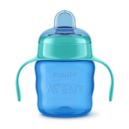 Philips AVENT Blue Training Cup with Soft Spout 200ml SCF551/05